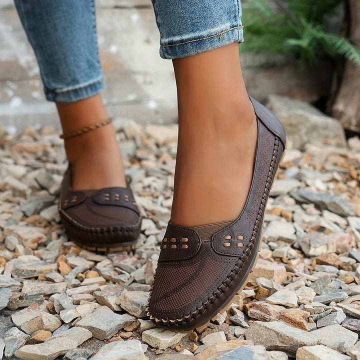 Calysta | Mocassins femme confortables élégants à enfiler pour le quotidien