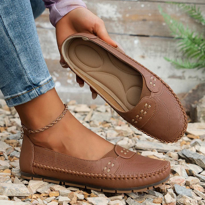 Calysta | Mocassins femme confortables élégants à enfiler pour le quotidien