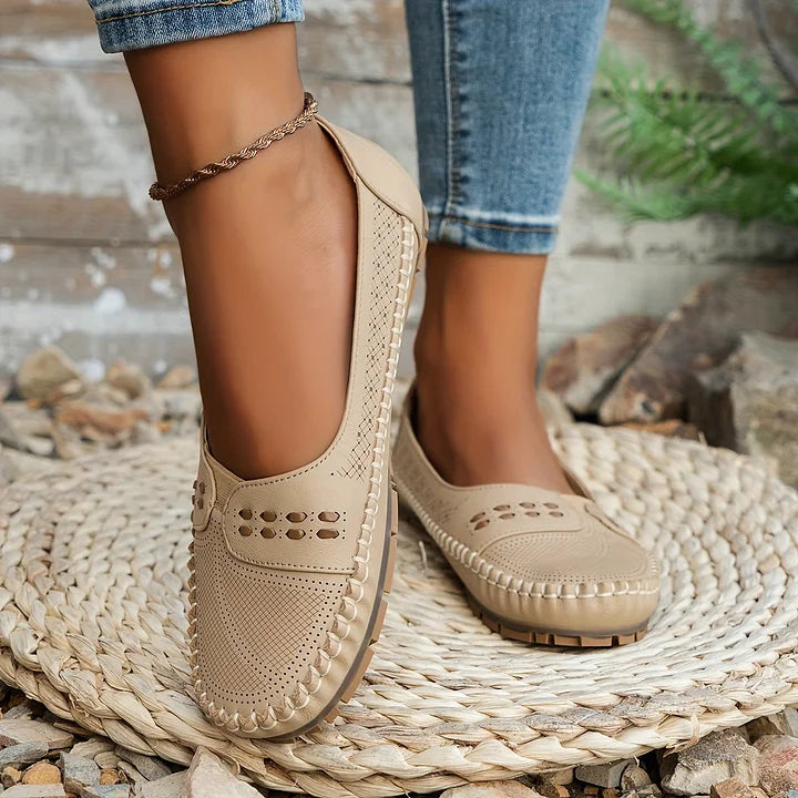 Calysta | Mocassins femme confortables élégants à enfiler pour le quotidien