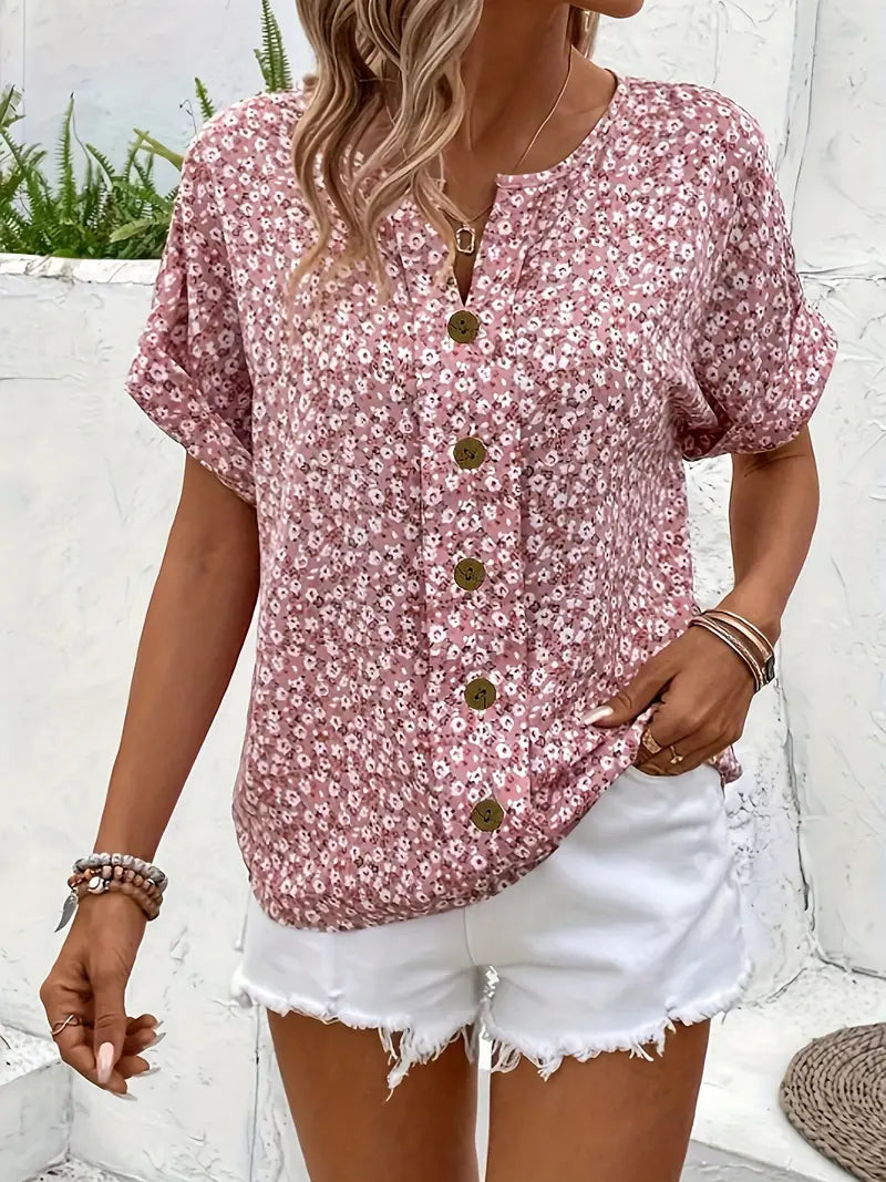 Celina | Blouse femme boutonnée aérienne, légère pour tous les jours