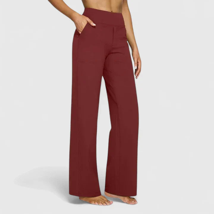 Lucinda | Pantalon femme décontracté à jambe large, élégant et confortable