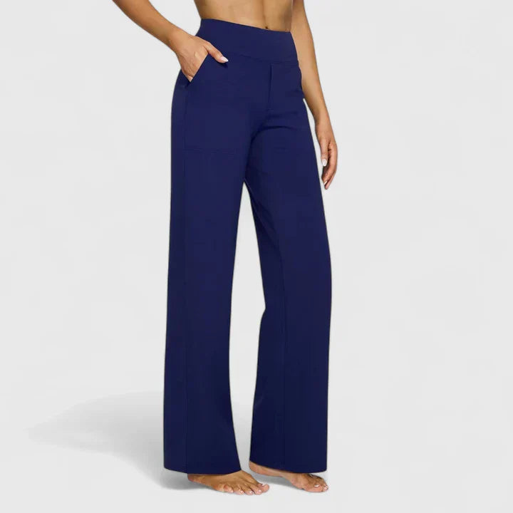 Lucinda | Pantalon femme décontracté à jambe large, élégant et confortable