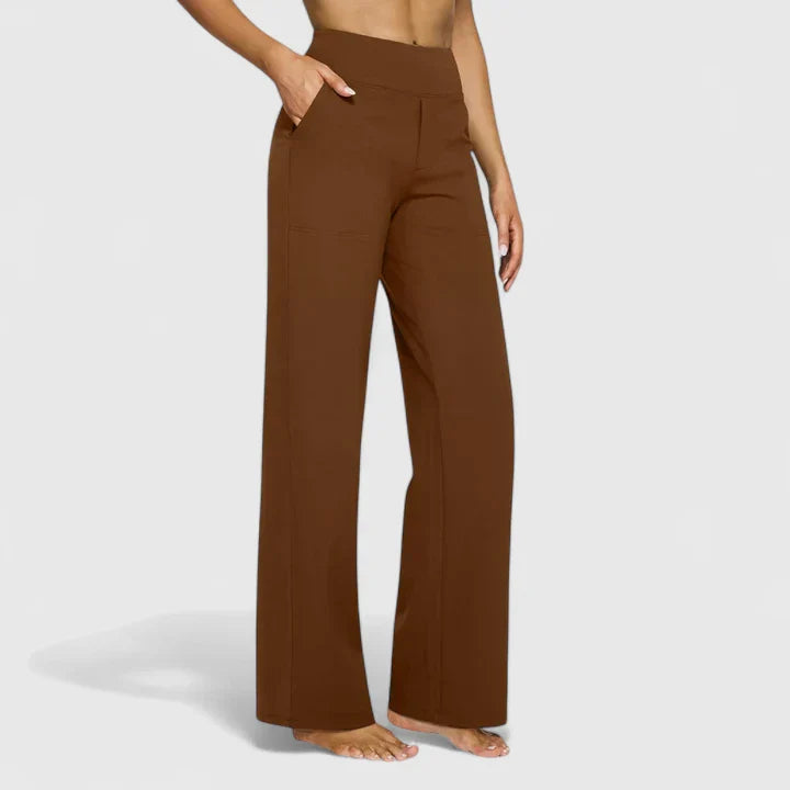 Lucinda | Pantalon femme décontracté à jambe large, élégant et confortable