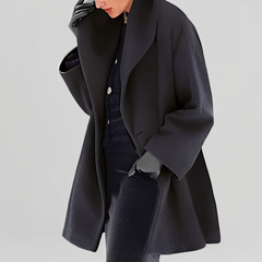 Veste en Laine Femme Coupe Ample Oversize Tendance