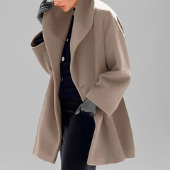 Veste en Laine Femme Coupe Ample Oversize Tendance