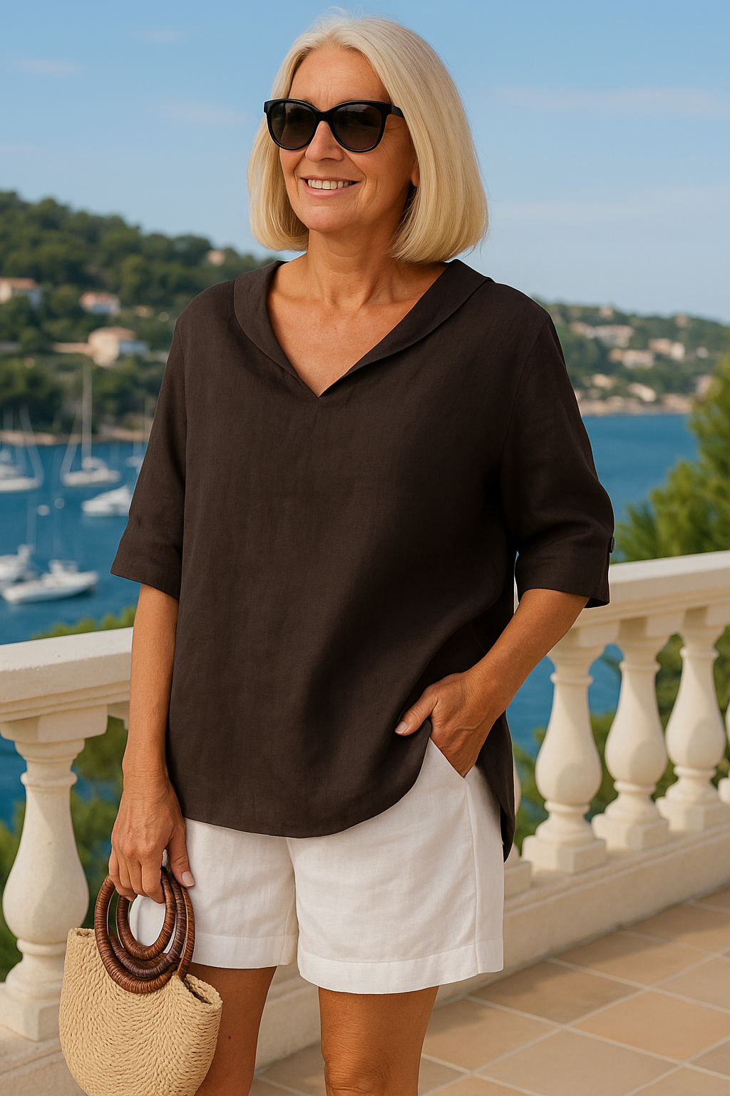 Marena | Blouse femme flatteuse, fluide et confortable au quotidien