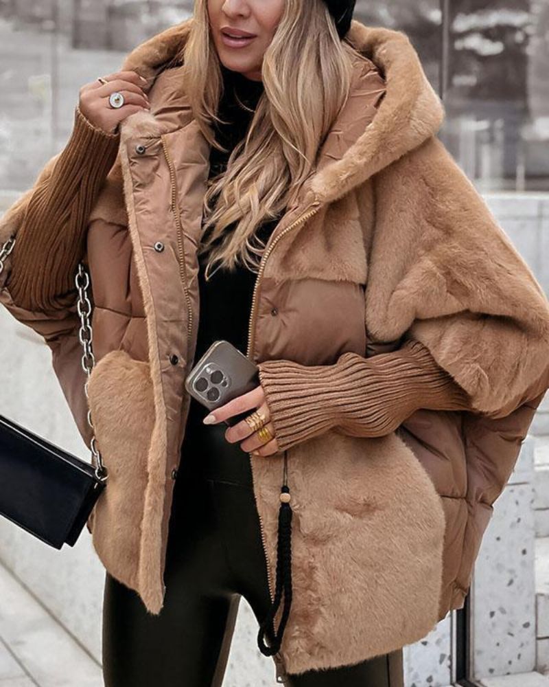 Louane | Veste thermique femme à capuche, veste chaude matelassée
