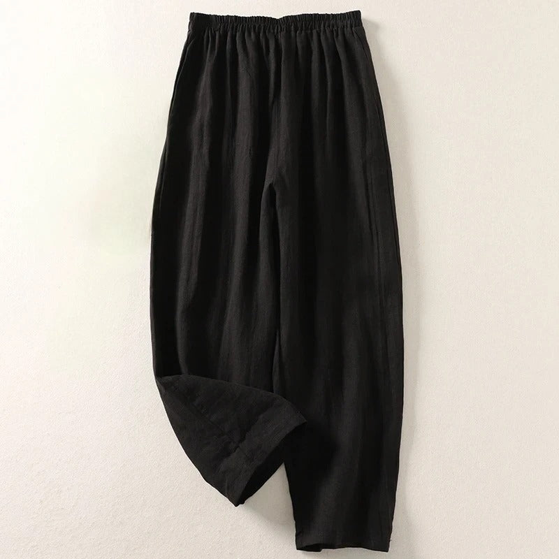 Tessa | Pantalon femme en lin et coton, léger et confortable pour l'été