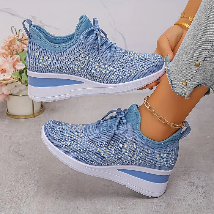 Armelle | Baskets femme en maille respirantes, mémoire de forme pour la marche
