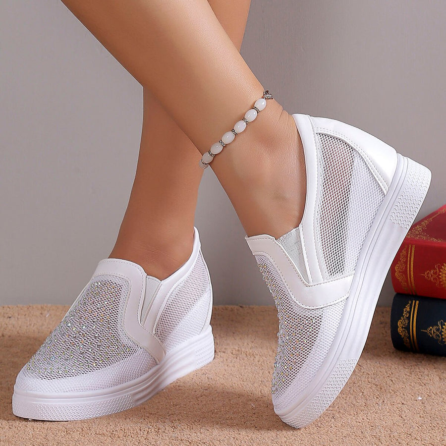 Sabrina | Baskets femme étincelantes modernes, tendance pour la marche