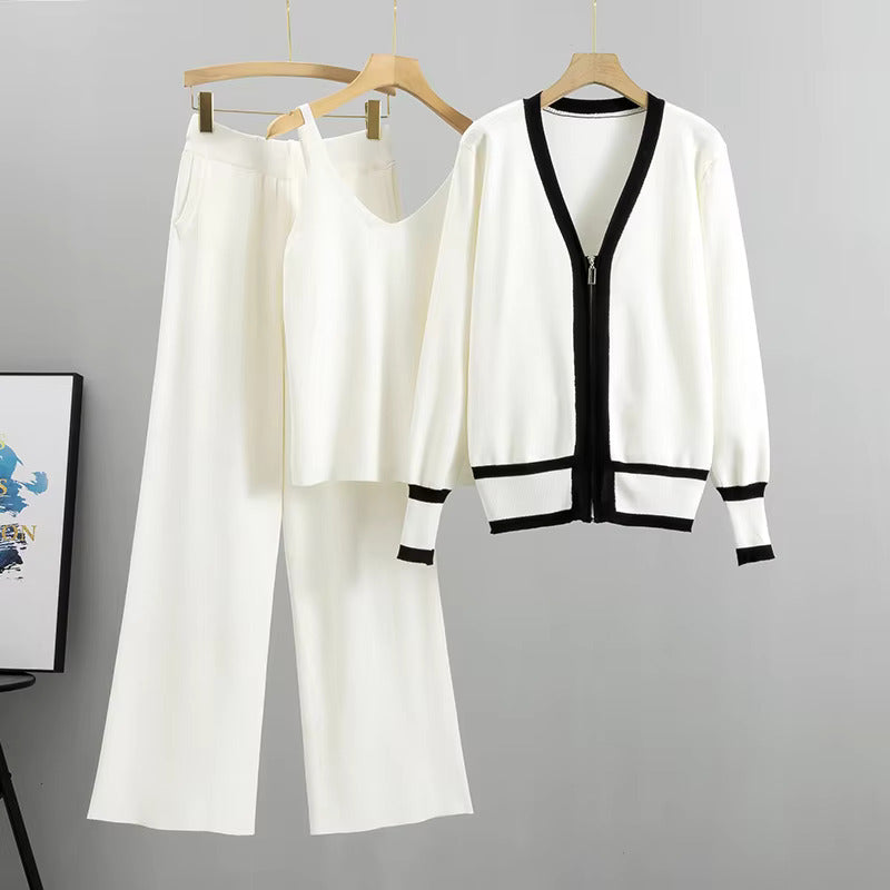 Elina | Ensemble maille femme 3 pièces, élégant et confortable pour l'automne