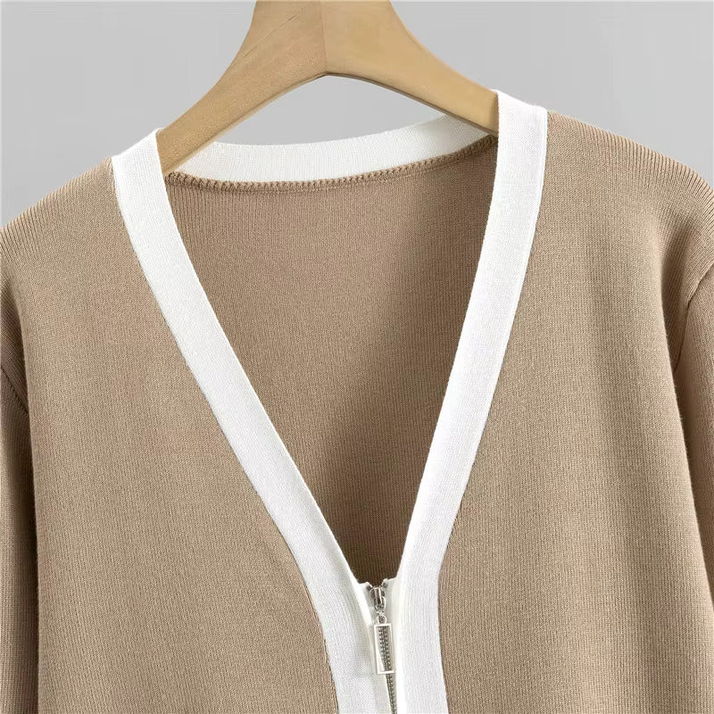 Elina | Ensemble maille femme 3 pièces, élégant et confortable pour l'automne