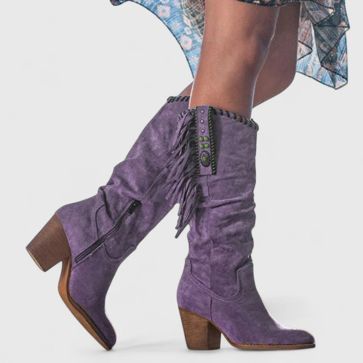 Megyn | Bottes femme élégantes et confortables pour l'automne