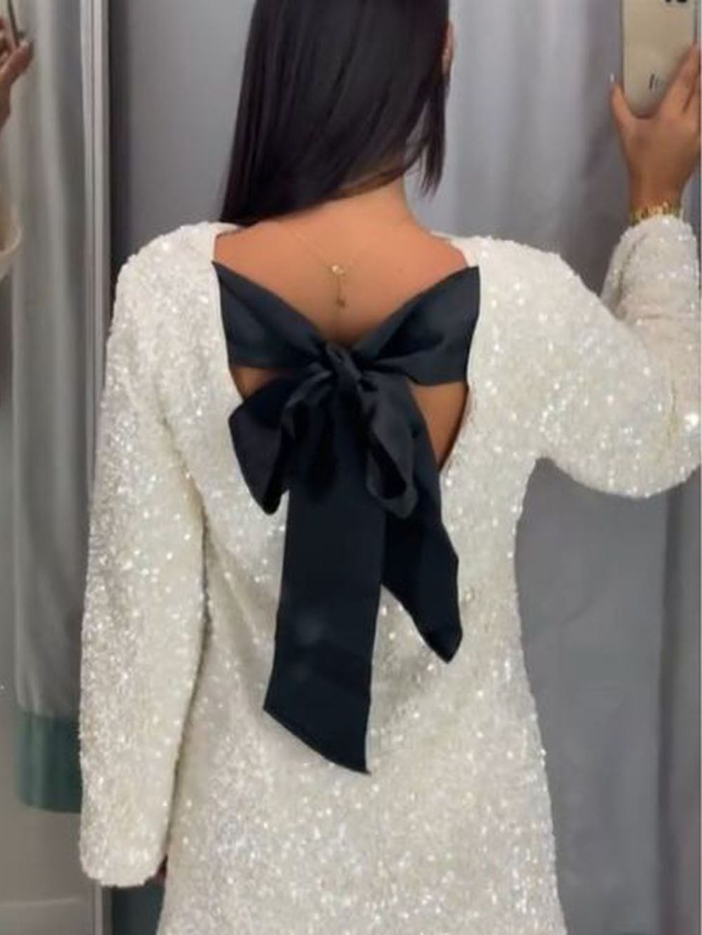 Maëlle | Robe pull courte femme en maille texturée, coupe confortable