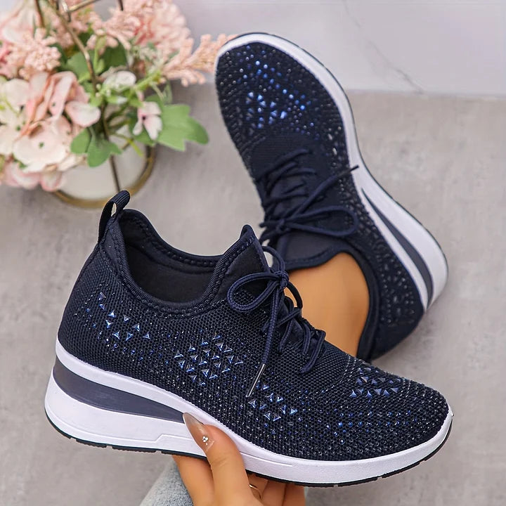 Armelle | Baskets femme en maille respirantes, mémoire de forme pour la marche