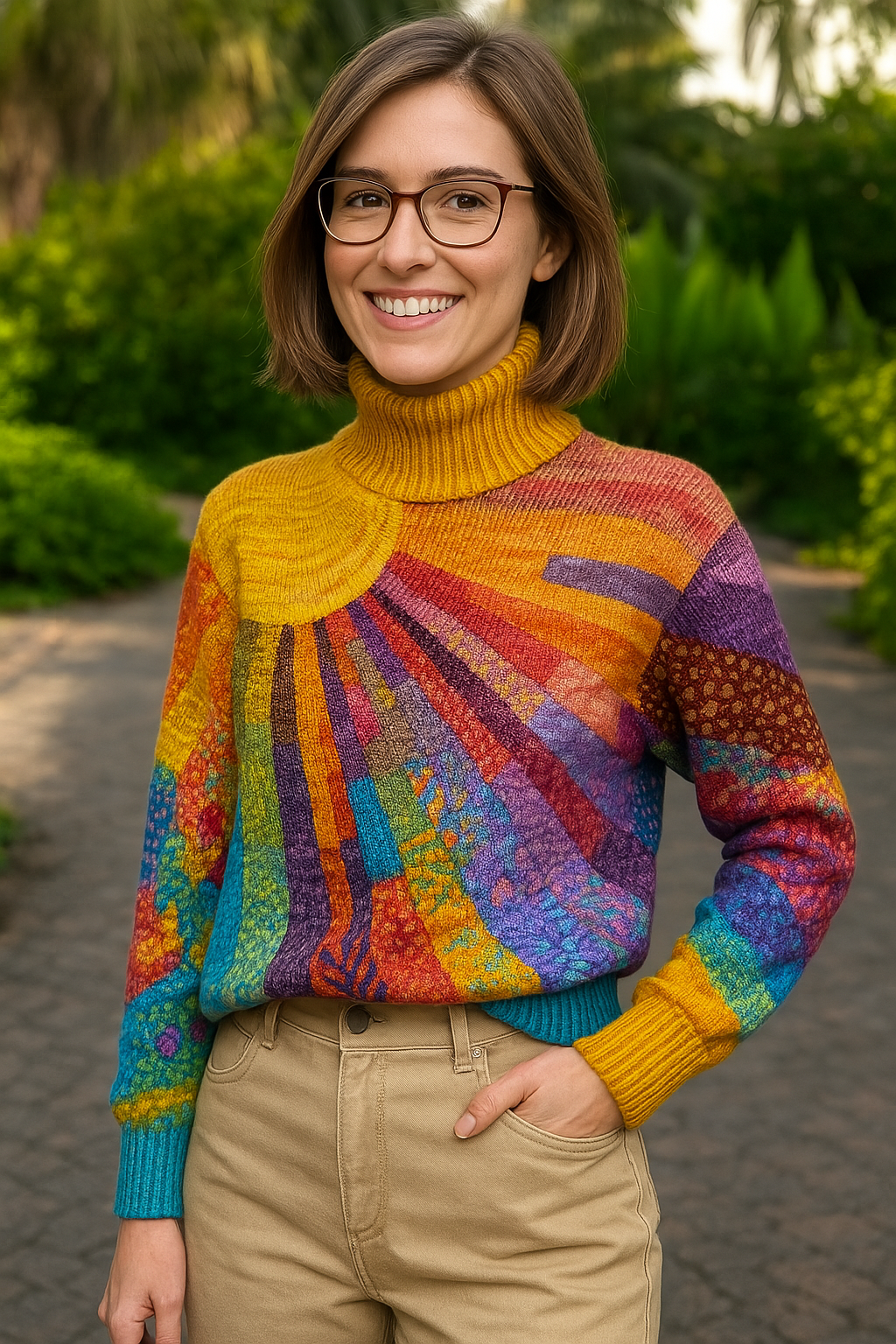 Maya | Pull col roulé femme doux, chic pour bureau et brunch