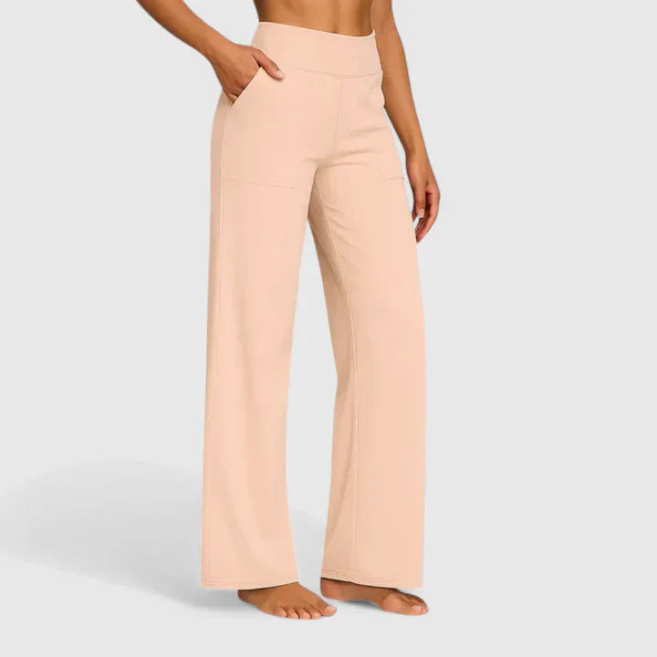Lucinda | Pantalon femme décontracté à jambe large, élégant et confortable