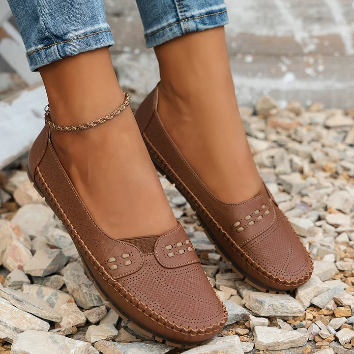 Calysta | Mocassins femme confortables élégants à enfiler pour le quotidien