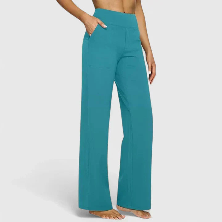 Lucinda | Pantalon femme décontracté à jambe large, élégant et confortable