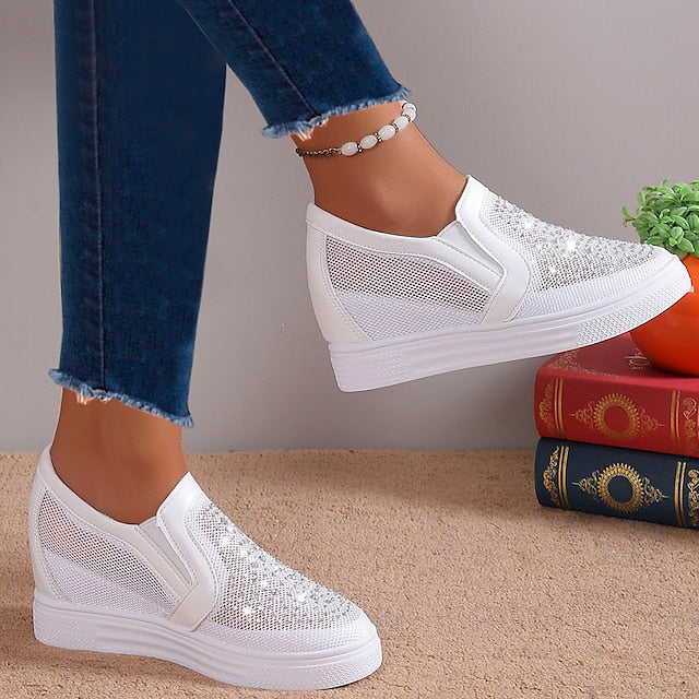 Sabrina | Baskets femme étincelantes modernes, tendance pour la marche