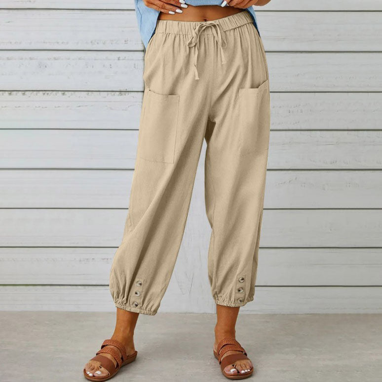 Nara | Pantalon femme décontracté doux et respirant pour le quotidien