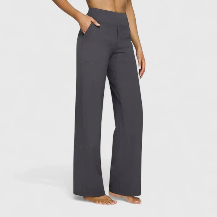 Lucinda | Pantalon femme décontracté à jambe large, élégant et confortable