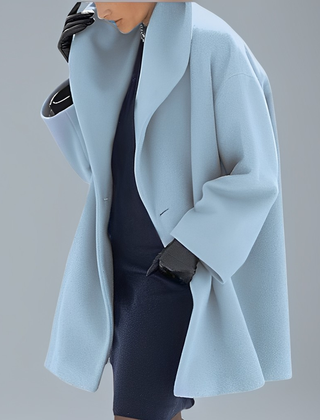 Veste en Laine Femme Coupe Ample Oversize Tendance