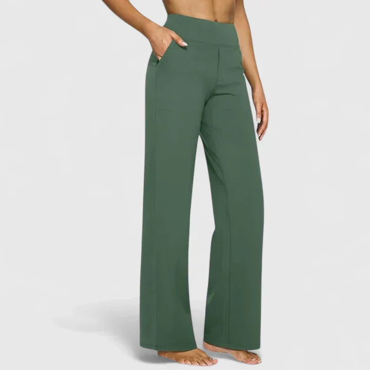 Lucinda | Pantalon femme décontracté à jambe large, élégant et confortable