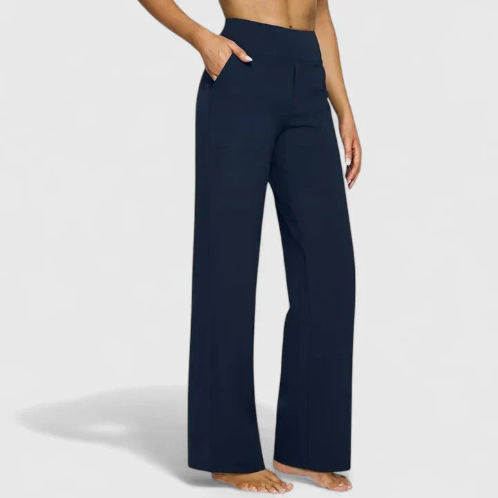 Lucinda | Pantalon femme décontracté à jambe large, élégant et confortable