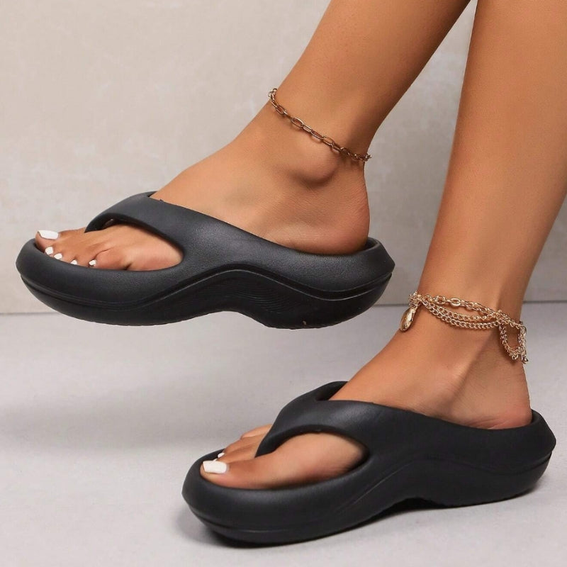 Solara | Chaussons femme confortables amortissants, bon maintien pour la maison