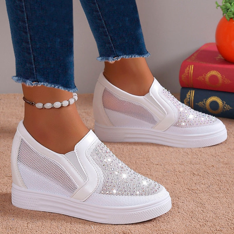 Sabrina | Baskets femme étincelantes modernes, tendance pour la marche