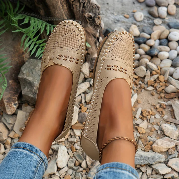 Calysta | Mocassins femme confortables élégants à enfiler pour le quotidien