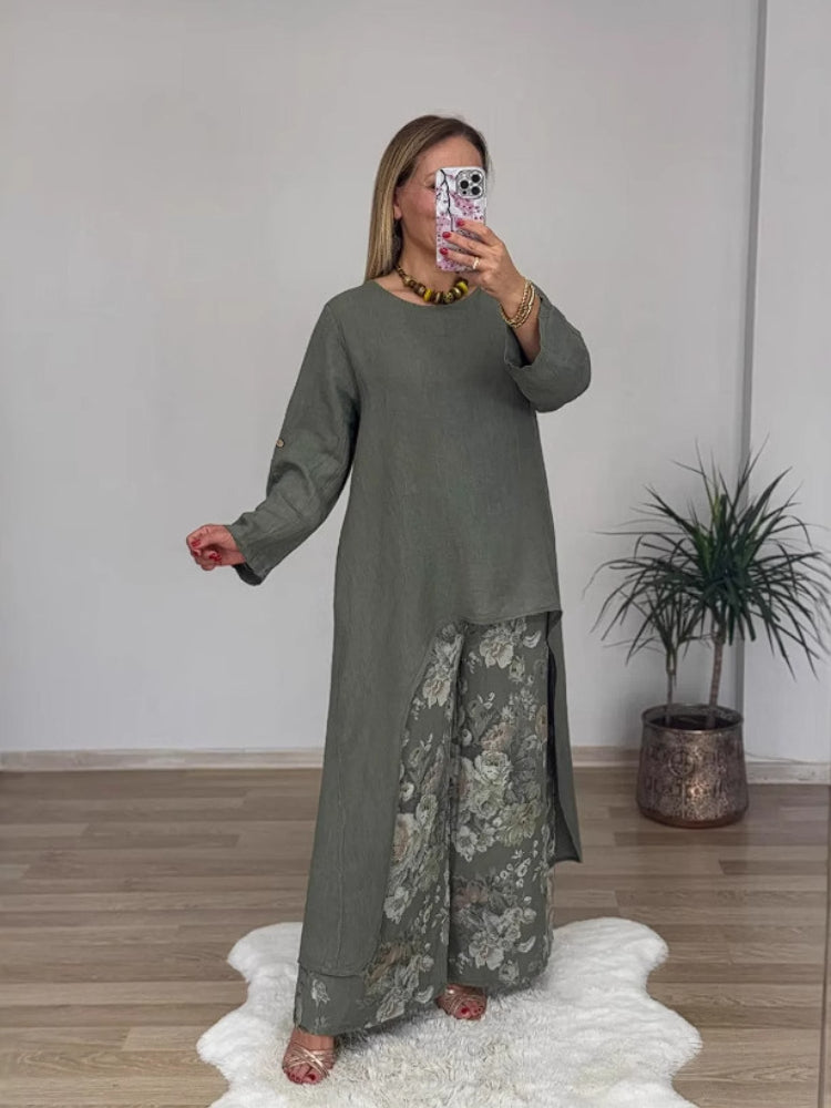 Soraya | Ensemble deux pièces femme confortable et fluide, flatteur pour le quotidien