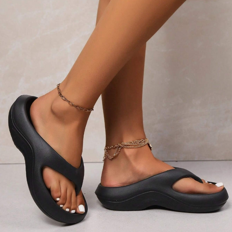 Solara | Chaussons femme confortables amortissants, bon maintien pour la maison