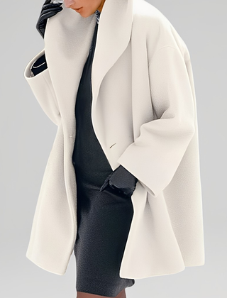 Veste en Laine Femme Coupe Ample Oversize Tendance