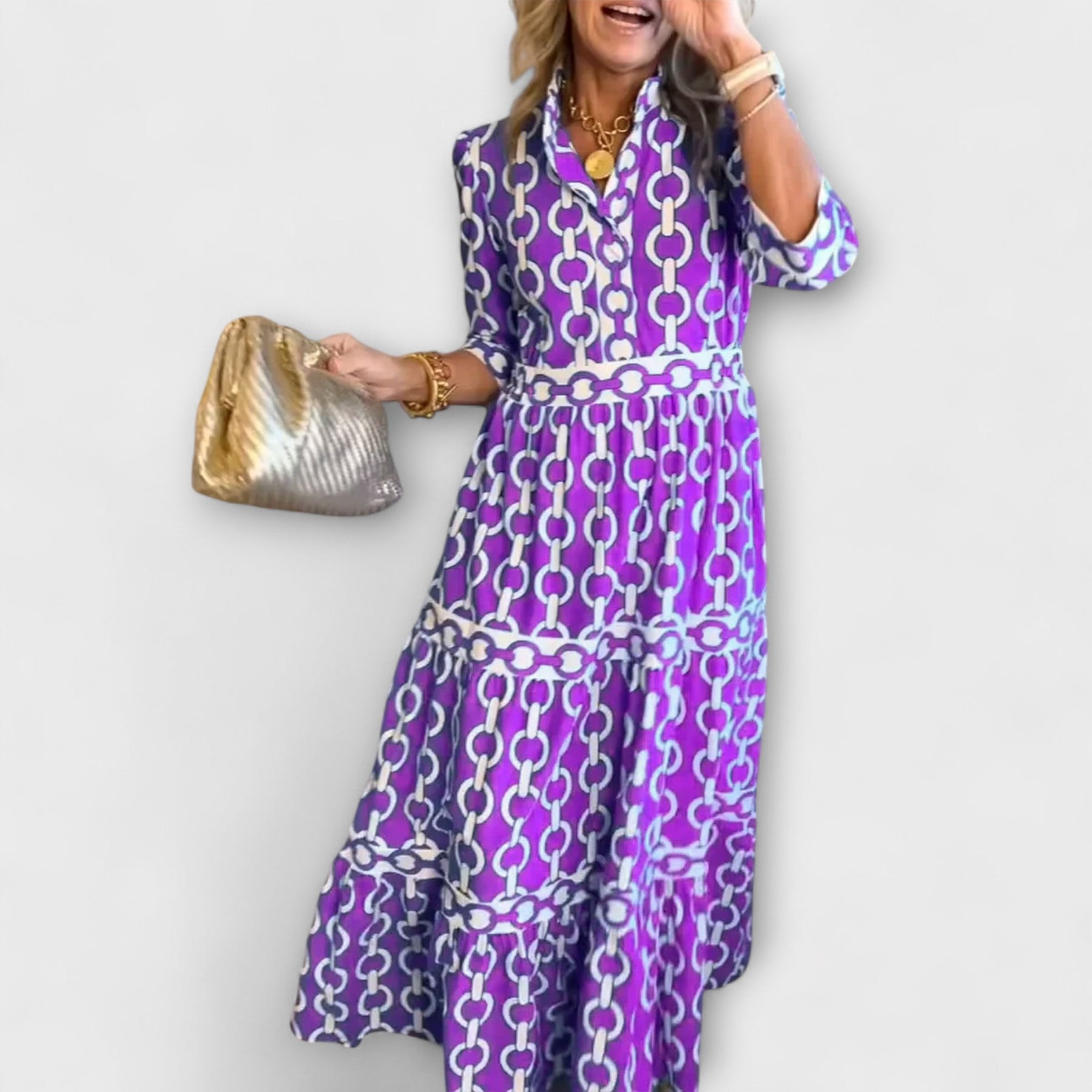 Marigold | Robe longue femme confort, élégante et fluide au quotidien