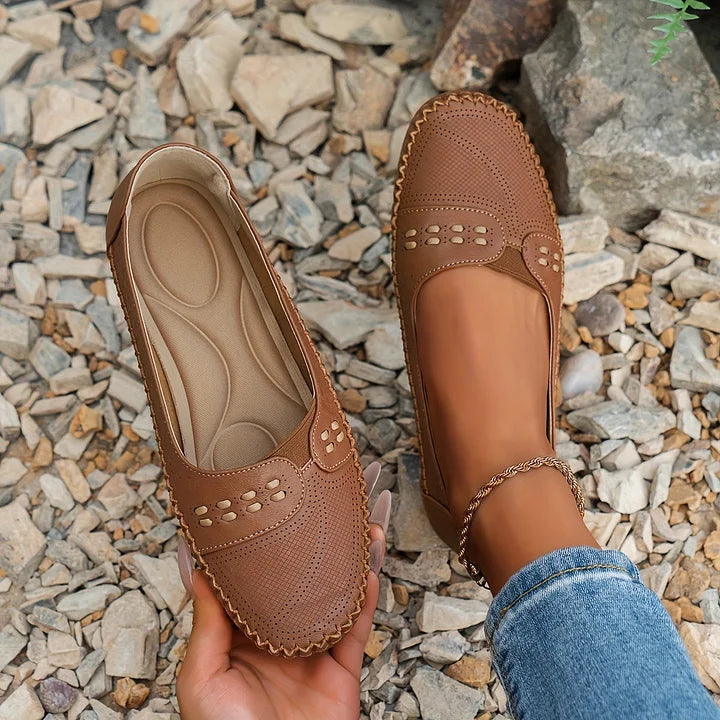 Calysta | Mocassins femme confortables élégants à enfiler pour le quotidien