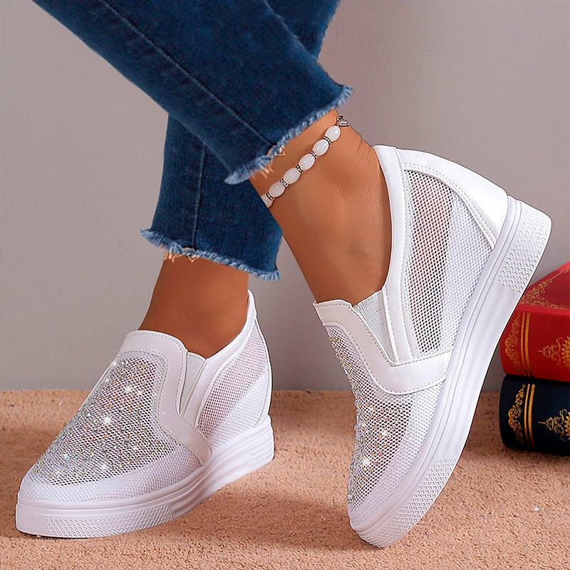 Sabrina | Baskets femme étincelantes modernes, tendance pour la marche