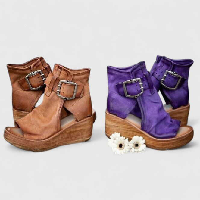 Jess | Sandales compensées femme, confort à talon compensé pour l'été
