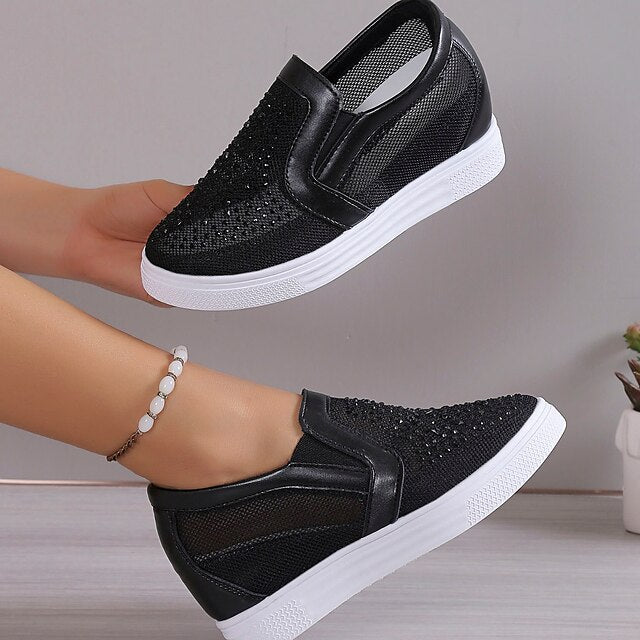 Sabrina | Baskets femme étincelantes modernes, tendance pour la marche