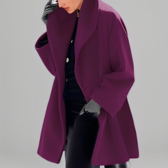 Veste en Laine Femme Coupe Ample Oversize Tendance
