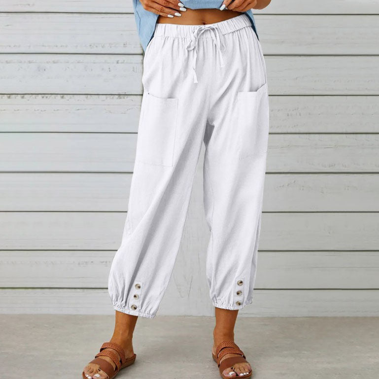 Nara | Pantalon femme décontracté doux et respirant pour le quotidien