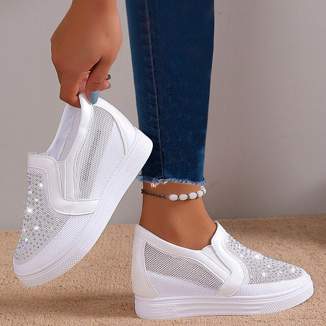 Sabrina | Baskets femme étincelantes modernes, tendance pour la marche