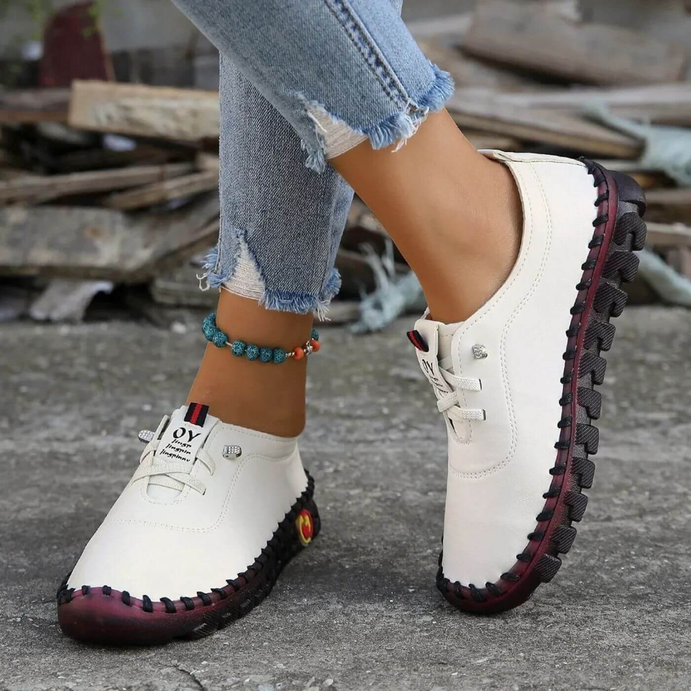Paulette | Baskets femme souples et respirantes, confortables pour la marche