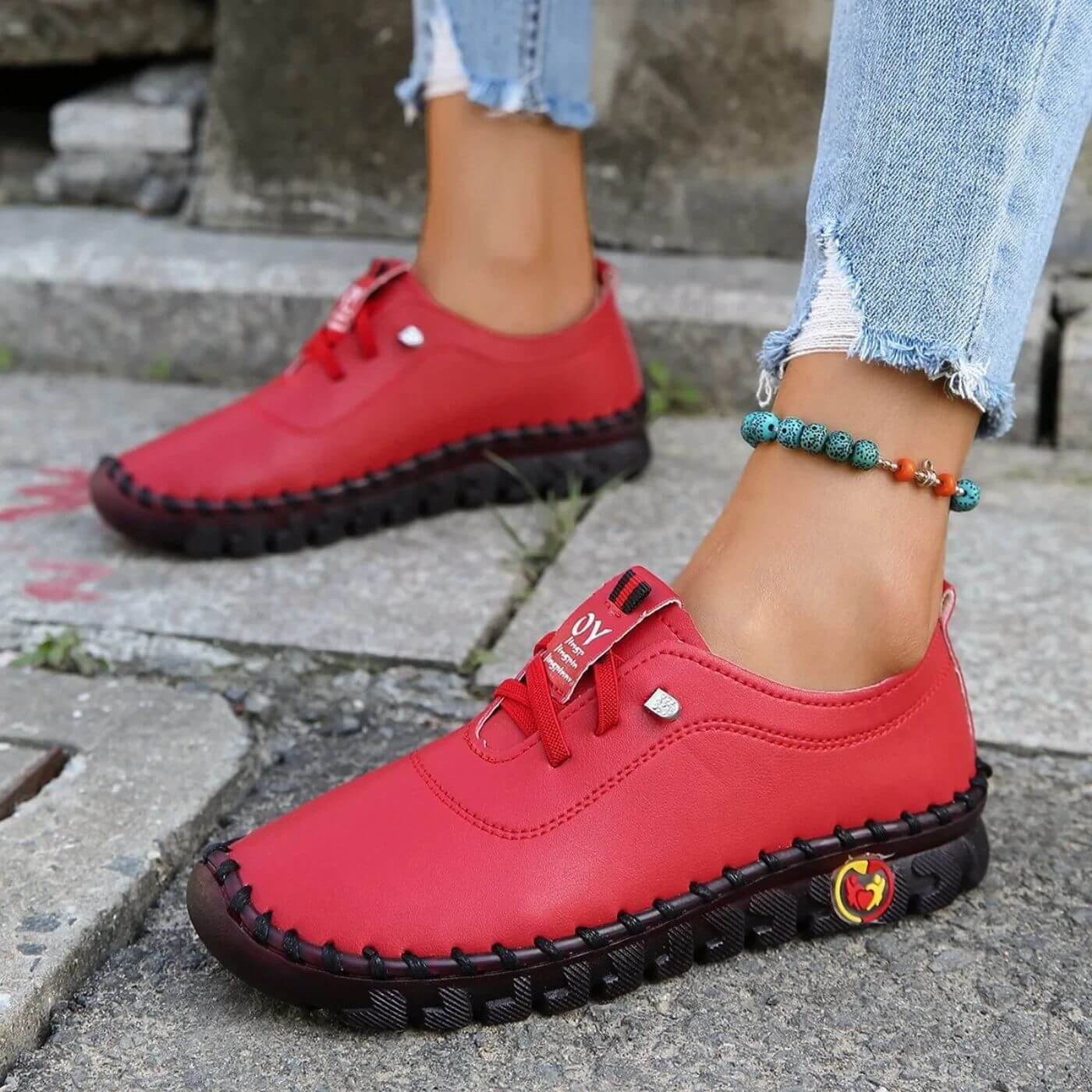 Paulette | Baskets femme souples et respirantes, confortables pour la marche