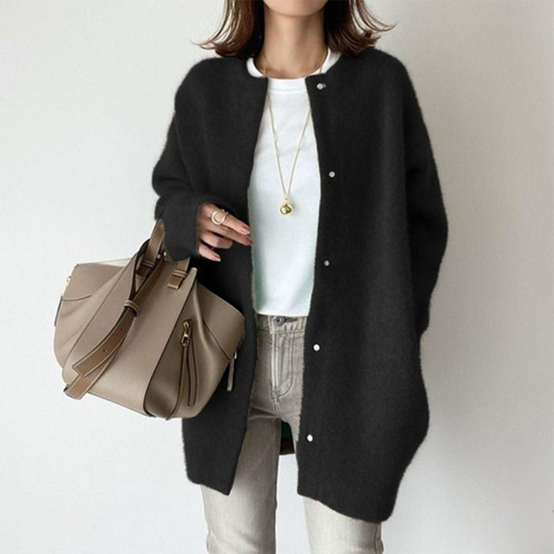 Elira | Cardigan femme en maille cosy et chic, chaud pour l'automne