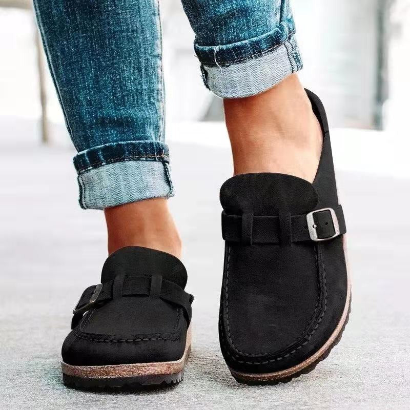 Esméa | Mocassins femme de soutien moelleux à enfiler, confortables au quotidien