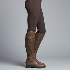 Bottes Cavalières Femme Hautes Imperméables à Enfiler
