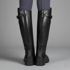 Bottes Cavalières Femme Hautes Imperméables à Enfiler