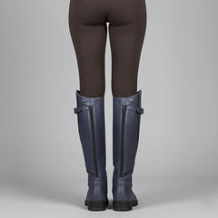 Bottes Cavalières Femme Hautes Imperméables à Enfiler